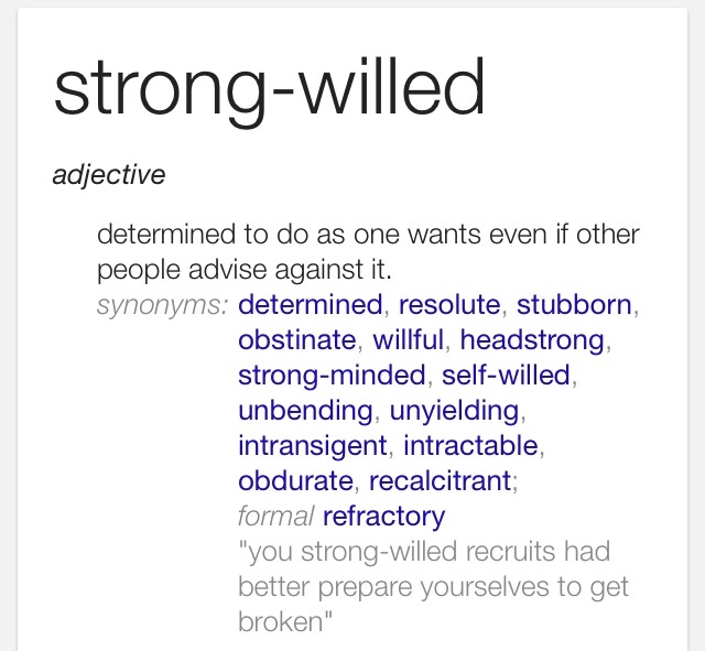 strong-willed  Tradução de strong-willed no Dicionário Infopédia de Inglês  - Português