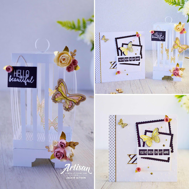 Stampin' Up!, Artisan Design Team 2019, Gingham Gala Suite, Botanical Butterfly DSP, Butterfly Gala, Birdcage, Butterfly Card, 