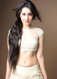 Telugu Actress Rashi Khanna Hot navel Show