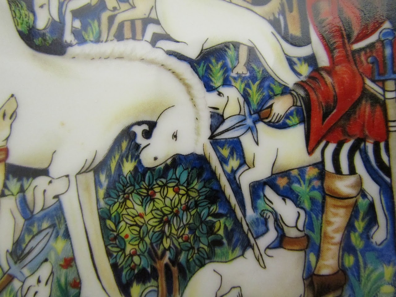 Limoges "La Chasse a la Licorne' Plate Set