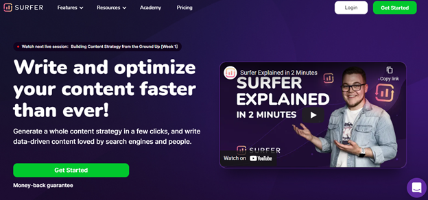 Optimize your Content with Surferseo.com