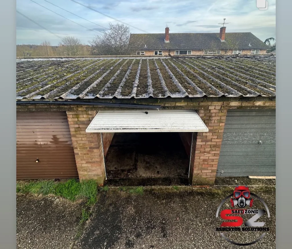 Album cover: Asbestos roof removal and reinstatement 