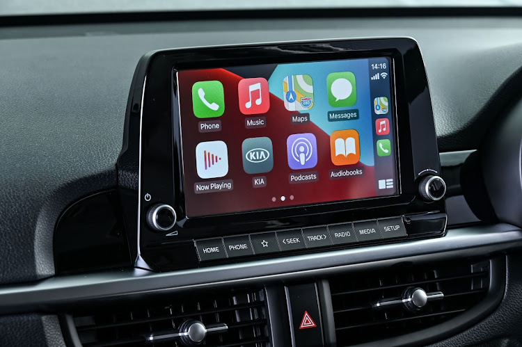 Standard infotainment system supports both Apple CarPlay and Android Auto.