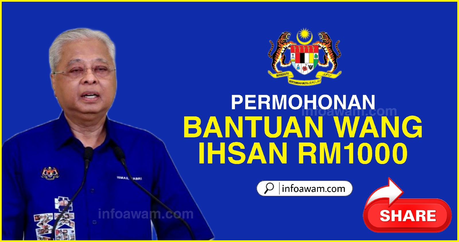 Bantuan rm1000 permohonan banjir Bantuan Banjir