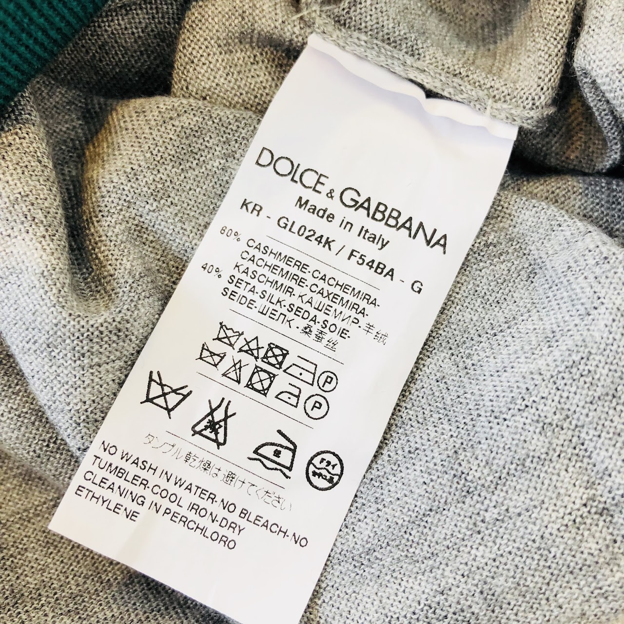 Dolce & Gabbana NEW Cashmere Blend Pullover