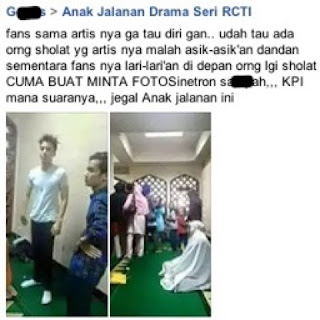 seperti apa kisah sinetron anak jalanan make up di dalam mesjid? sinetron anak jalanan syuting di mesjid dandan tuai kecaman