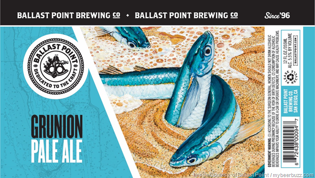 Ballast Point Updating Grunion Pale Ale Cans