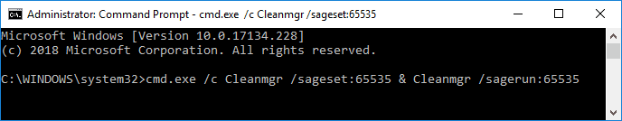 วิธีใช้ Extended Disk Cleanup โดยใช้ Command Prompt |  วิธีใช้การล้างข้อมูลบนดิสก์ใน Windows 10