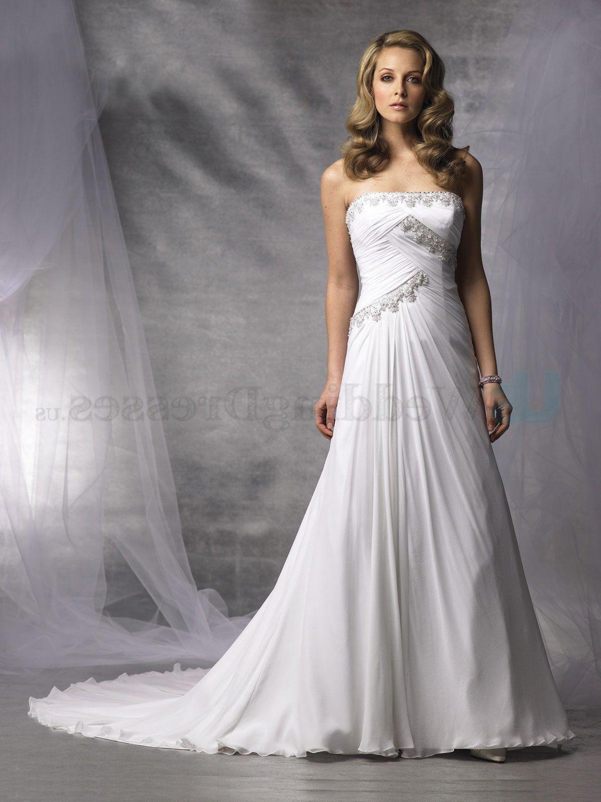 Train A-line Wedding Dress