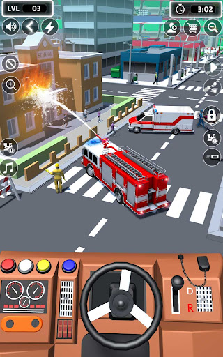 Screenshot 911 Fire Engine Simulator Game