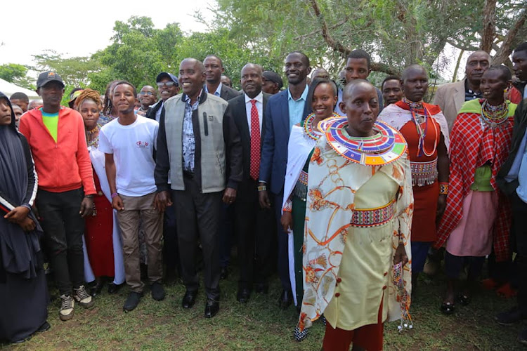 Governor Joseph Lenku meets 500 students who were fully sponsored by his government in the last four years, on January 5, 2024.