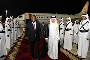 President Cyril Ramaphosa arrived at Hammad International Airport in Doha on Tuesday, where he was received by Qatar's state minister of foreign affairs Soltan bin Saad-al Muraikhithe.