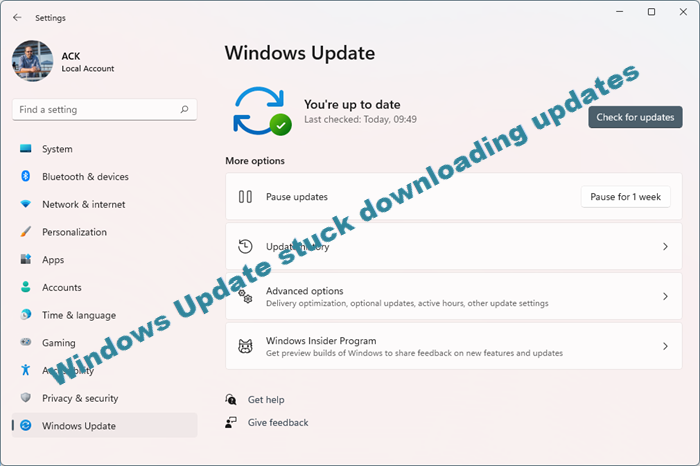 Windows Update loopt vast bij het downloaden van updates