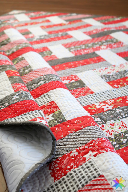 A Bright Corner: Fast Track Quilt in Golden Hour Fabrics