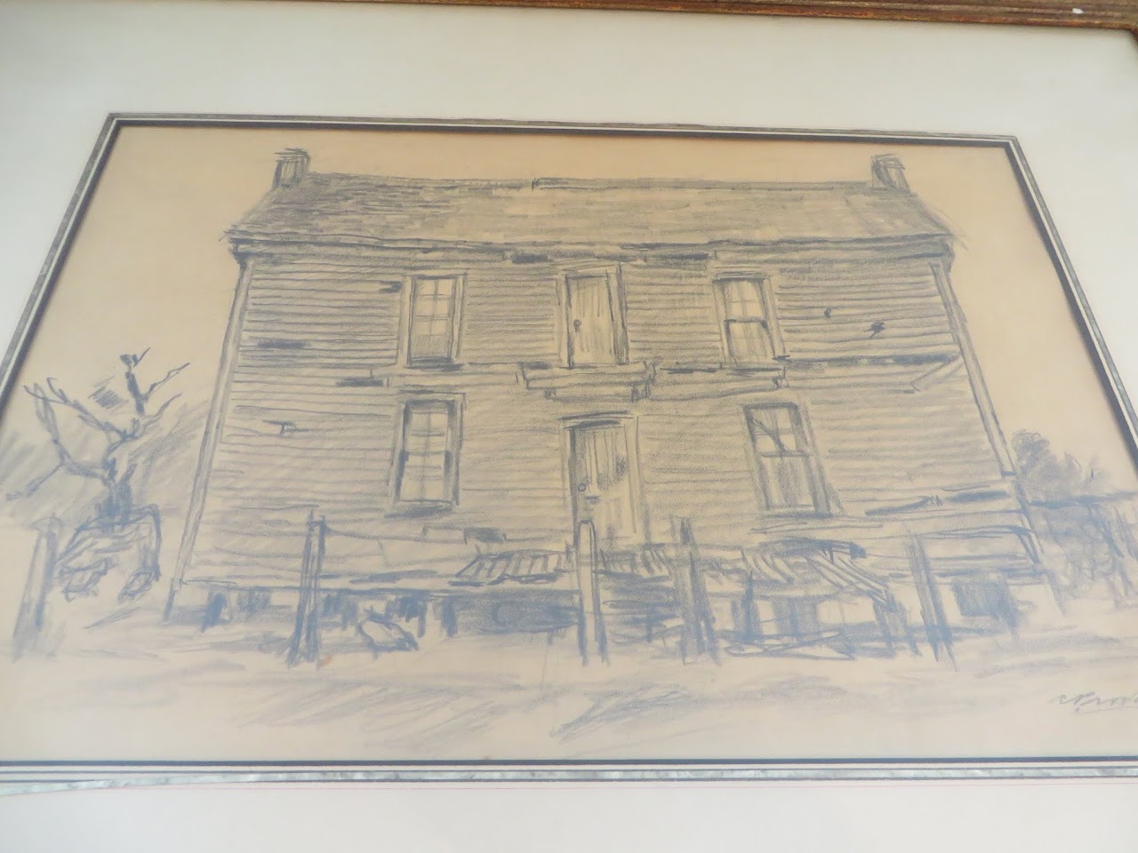 Alexander Brook House Drawing