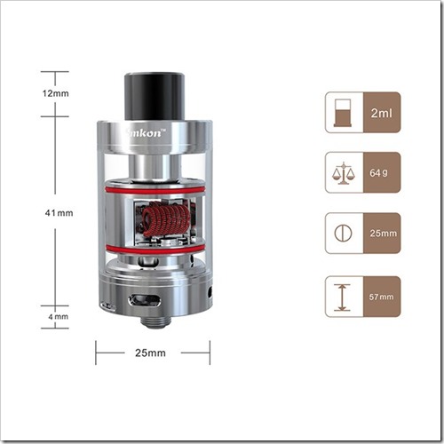 smkon polarice rta atomizer kit 3%25255B5%25255D - 【RTA】シングル爆煙！？「IJOY Limitless XLサブオームRTA」「SMKON Deepfire RTA」ほか【25mm経】