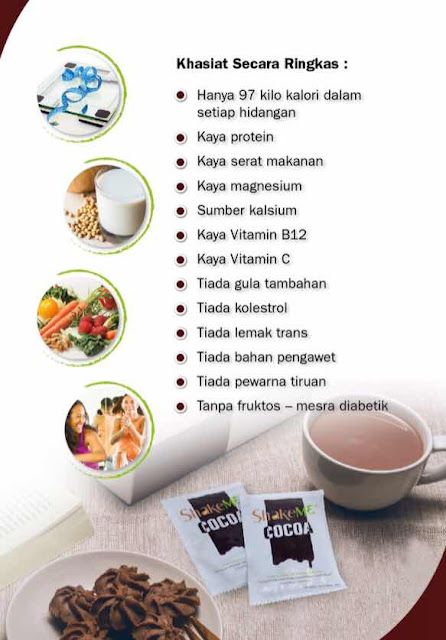 Shake Me Cocoa+Harga Murah+Kurus Cepat Selamat+Testimoni Shake Me Premium Beautiful+Jana Pendapatan dari rumah