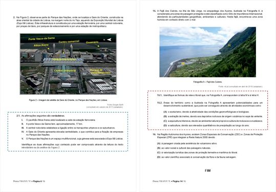 Exame Geografia 2018 Versão A 1Fase - 3