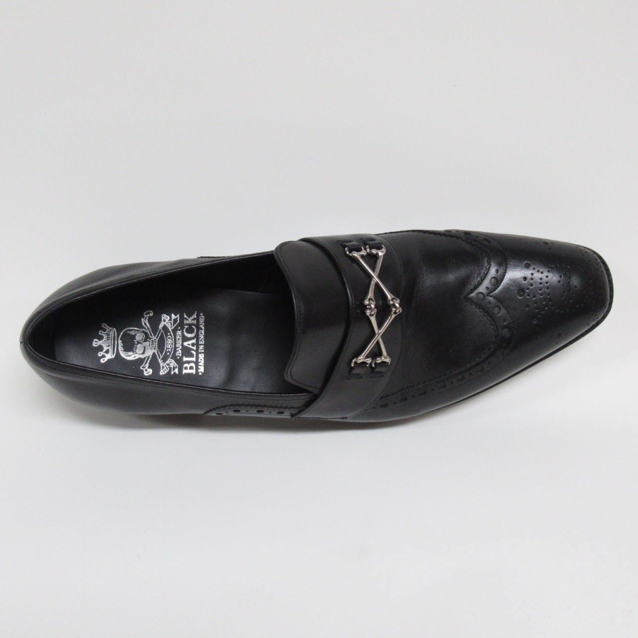 Barker Black Longwing Loafers