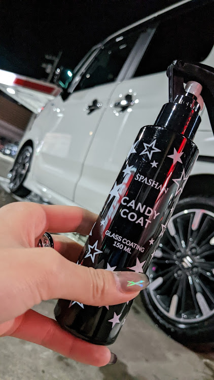 スペーシアカスタムの木陰パンダ・パンダ・キャンディコート・ヤンヤン棒・洗車に関するカスタム事例の投稿画像1枚目