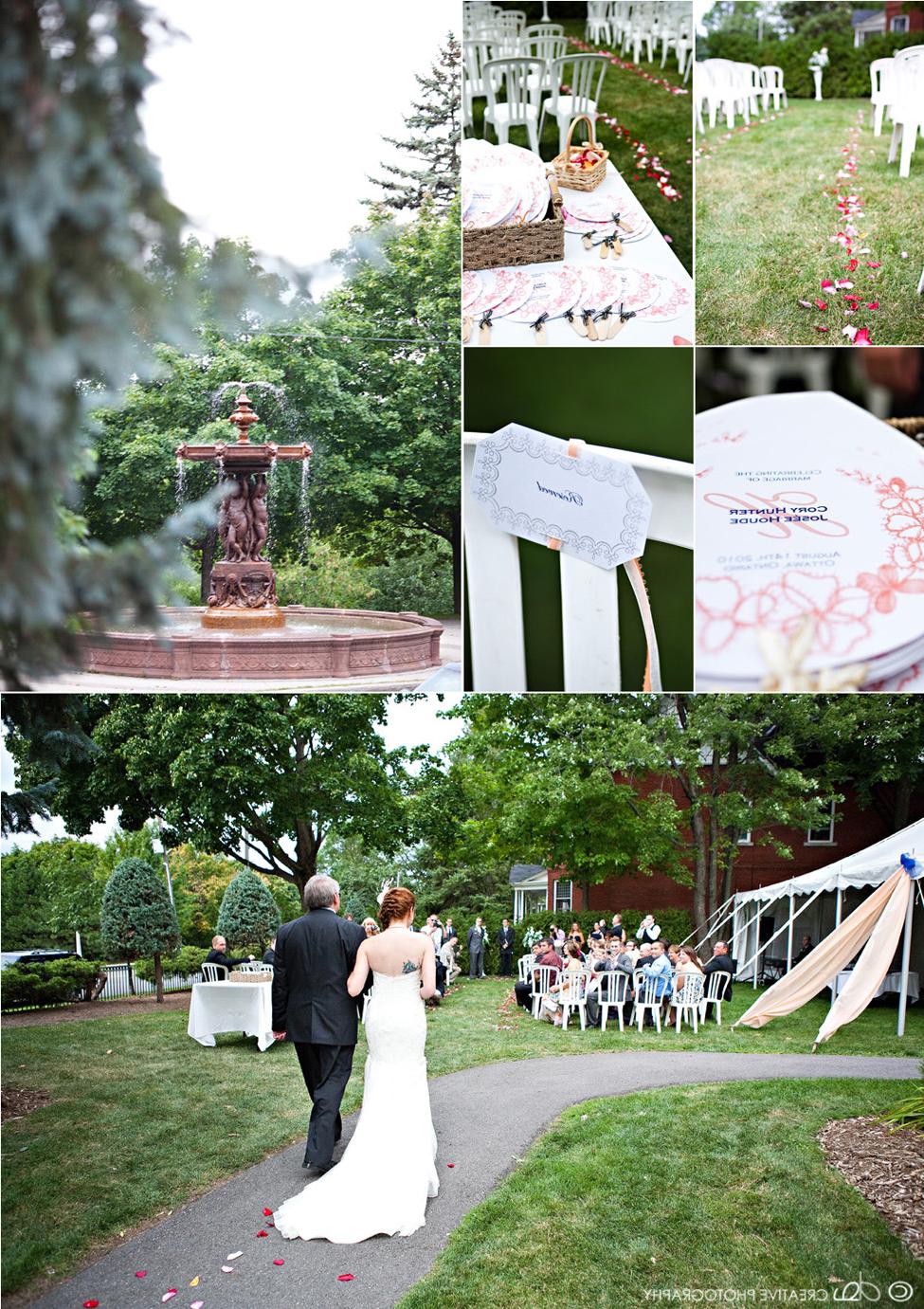 outdoor wedding ceremony