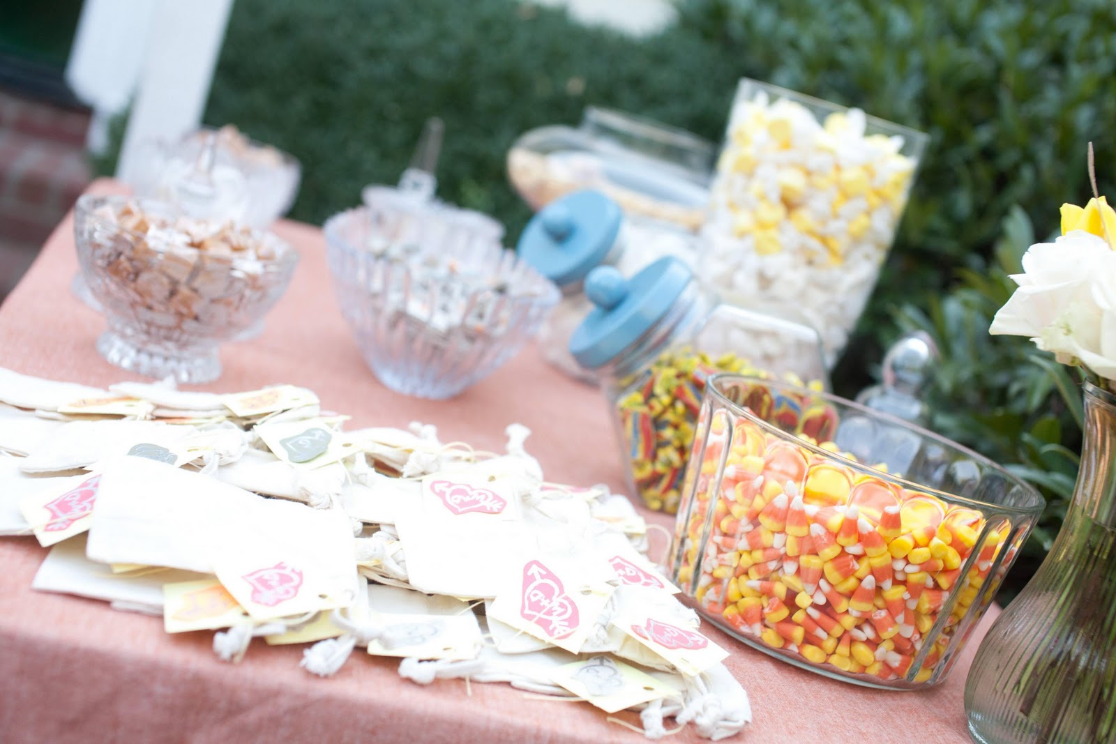 circus themed candy buffet