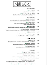 Mill & Co. - Renaissance Hotel menu 2