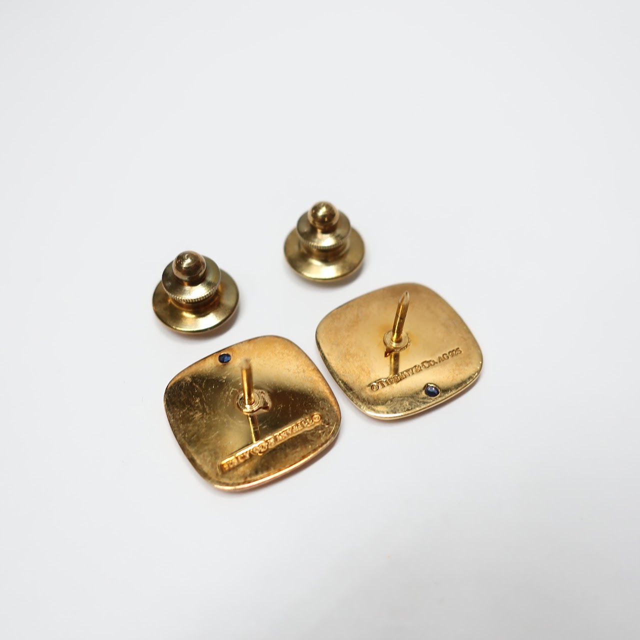 Tiffany & Co. Vermeil Tie Pin Pair