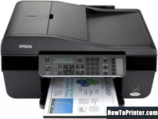 Reset Epson BX305 printer with Epson reset program