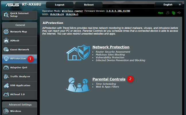 Accedi al Parental Control sul tuo router ASUS