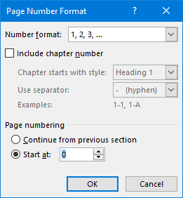 Microsoft Word - Formato numero di pagina