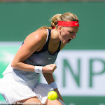 INDIAN WELLS, UNITED STATES - MARCH 11 : Petra Kvitova in action at the 2016 BNP Paribas Open