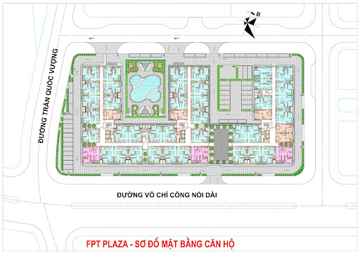 FPT Plaza 1 - Mặt bằng tổng thể