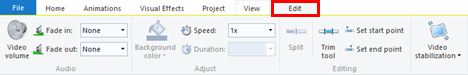 Windows, Movie Maker, แก้ไข, วิดีโอ