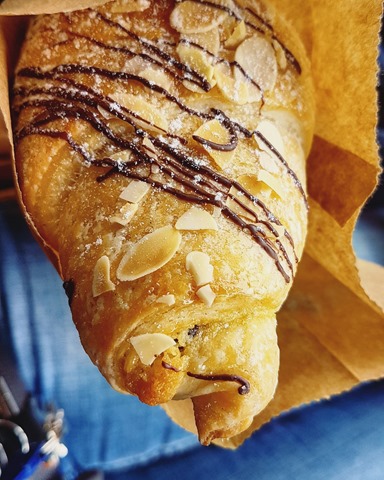 Chocolate almond croissant