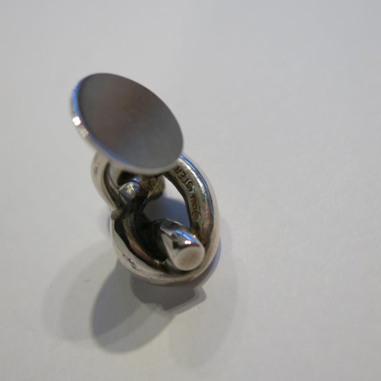 Sterling Silver MMA Knot Cuff Links