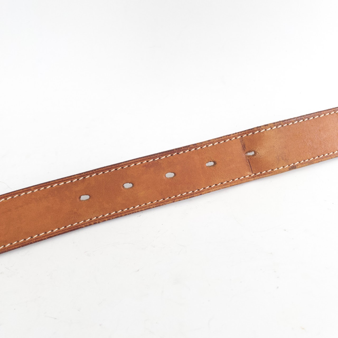 Hermès Brown Leather Belt