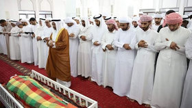 PHOTO: Burial Ceremony Of Firefighter Who Died In Emirate Plane At Dubai Airport 