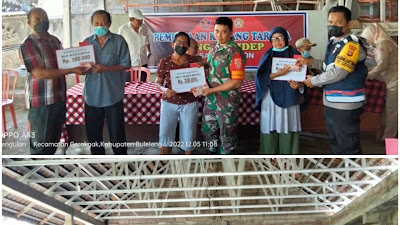 Babinsa Monitoring Kegiatan Penyaluran BLT  Dana Desa Pengulon 