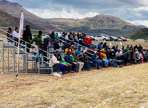 A now-deleted post shared by the Enoch Mgijima local municipality showing ANC officials cutting the ribbon as members of the community can be seen seated on the side.