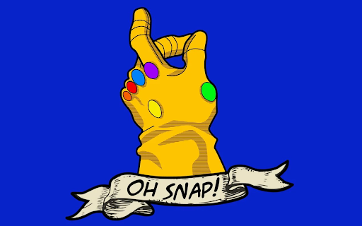 Thanos スナップ Clicked