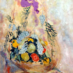 Marc Chagall, La Corbeille de fruit, 1927, Huile sur toile