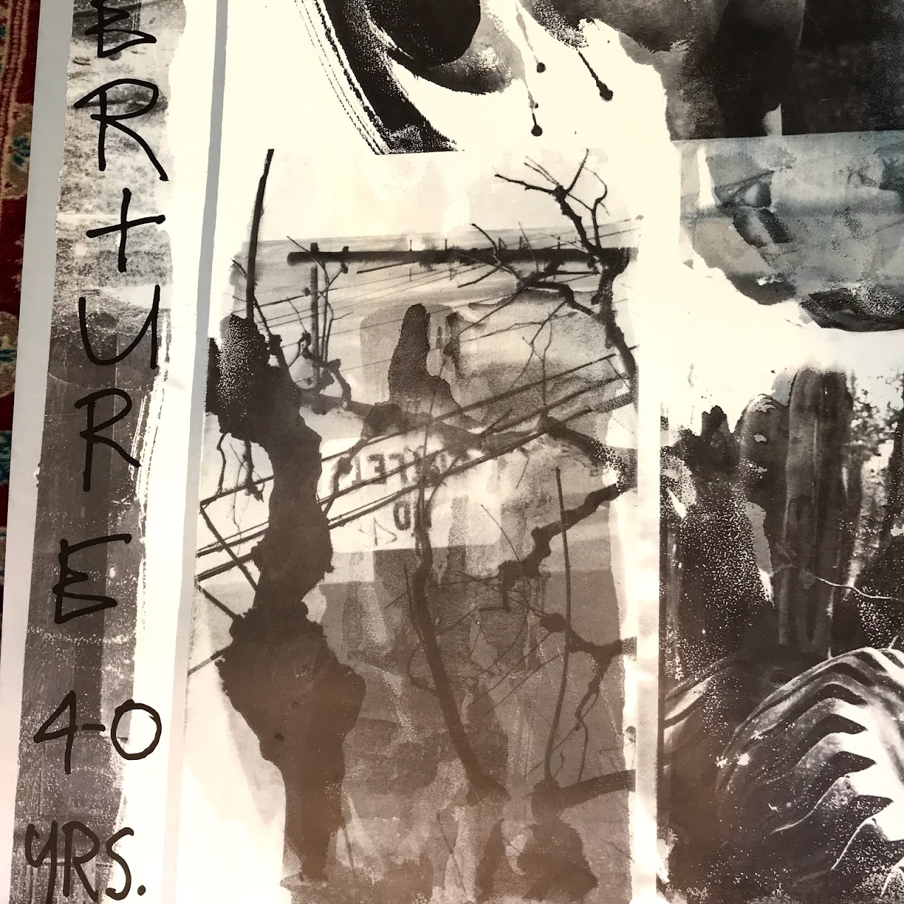 Robert Rauschenberg Signed Photolithograph Poster