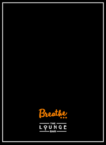 Breathe, The Lounge Bar menu 