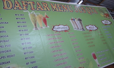 Daftar Menu Jus QTA, Daftar Harga Jus QTA, Tempat Jus, Tempat Nongkrong Jus, Tempat Nyantai Jus