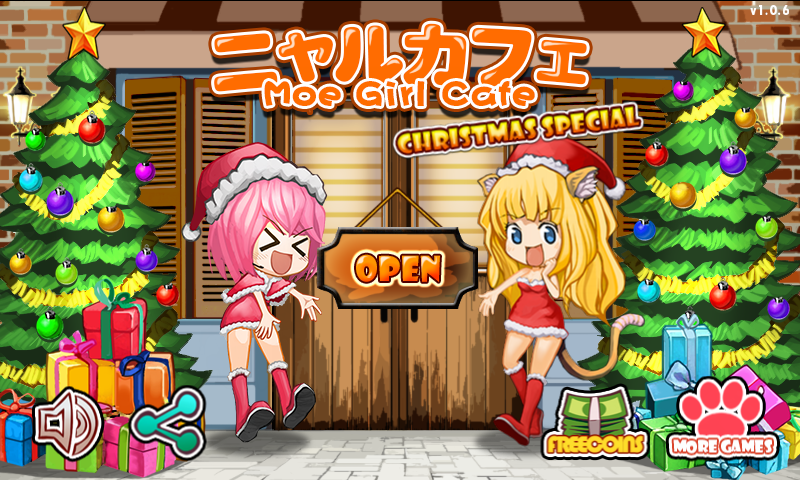 (GameAndroid) Moe Cafe Game Merry Christmas! Phong cách Anime