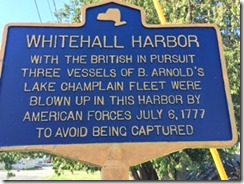 Whitehall Harbor sign