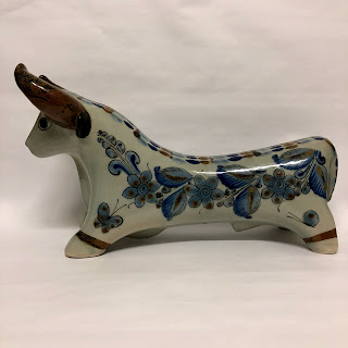 Ken Edwards Style Mexican Stoneware Bull