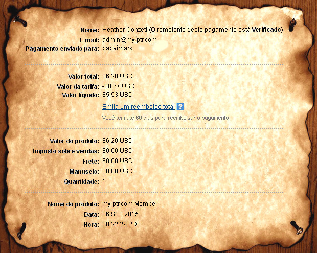 PapaiMark receives payments from My-PTR.com My4