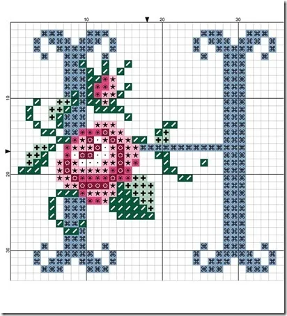 abc punto cruz letras con rosas  (7)